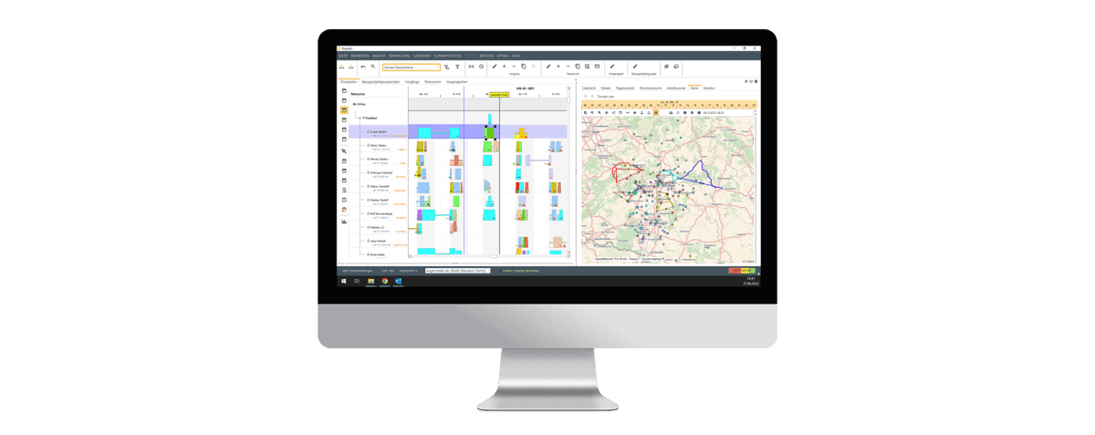 mobileX-Dispatch Software zur Einsatzplanung